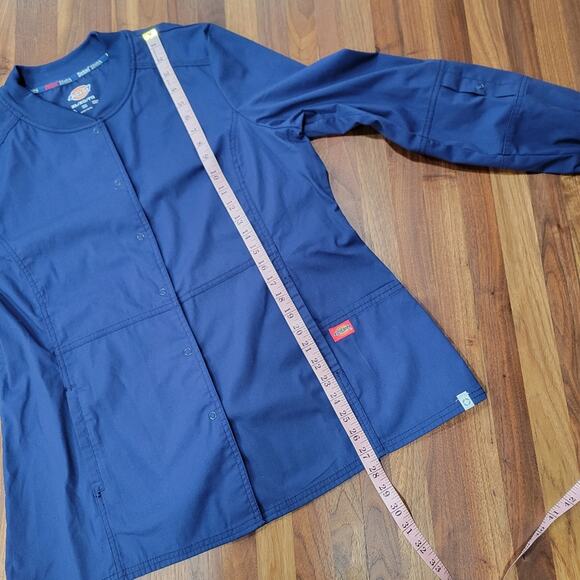 Dickies Snap Front Warm Up Jacket 85304A Navy Size XL - Picture 7 of 8